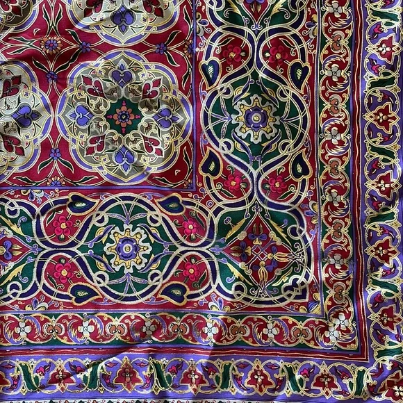 Vintage Oscar de la Renta Scarf - Picture 3 of 5